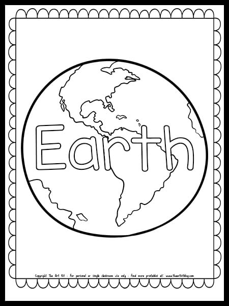 199+ Earth Coloring Pages: Explore Nature's Beauty 194