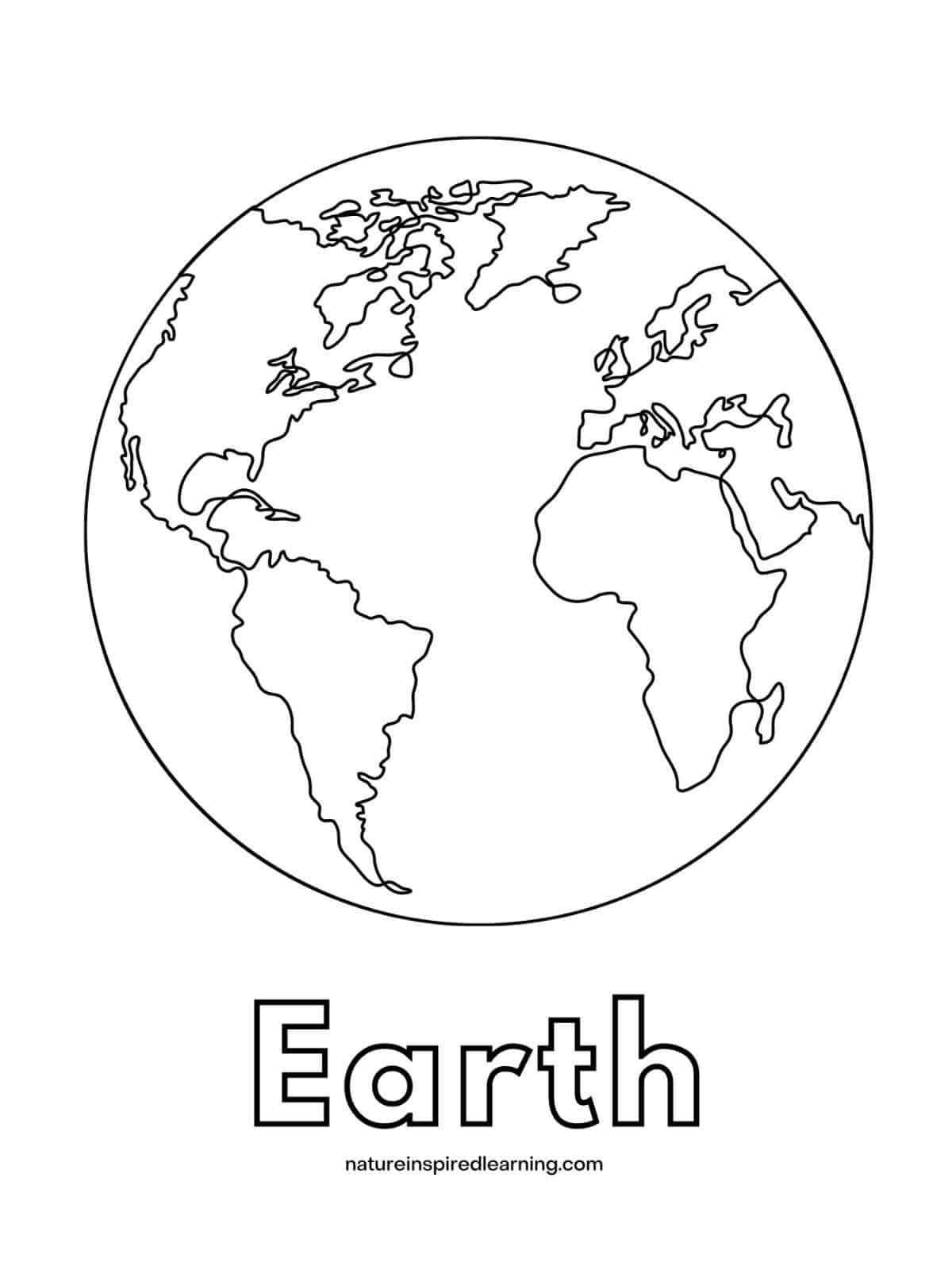 199+ Earth Coloring Pages: Explore Nature's Beauty 24