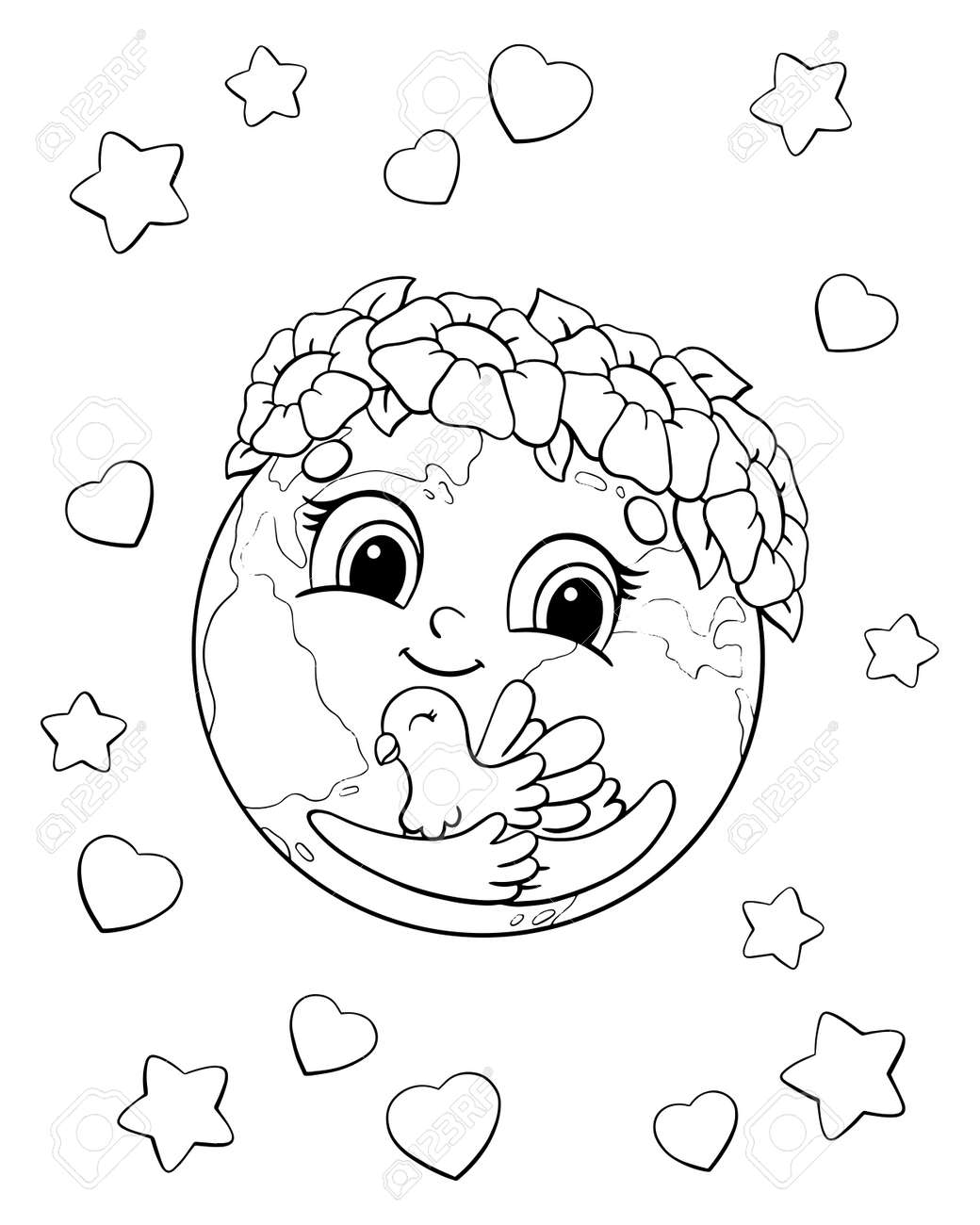 199+ Earth Coloring Pages: Explore Nature's Beauty 31