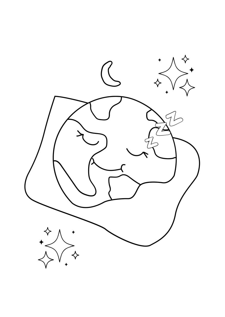 199+ Earth Coloring Pages: Explore Nature's Beauty 39