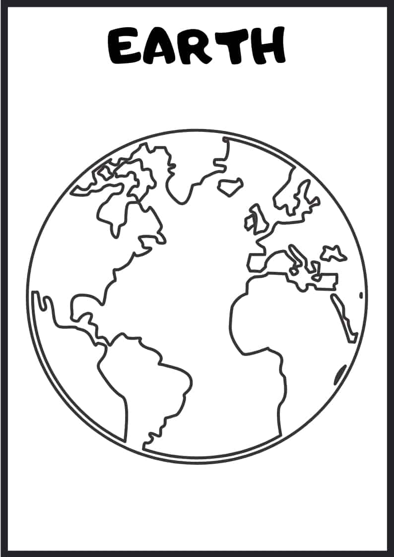 199+ Earth Coloring Pages: Explore Nature's Beauty 49