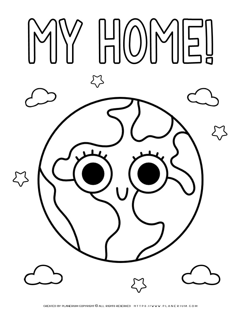 199+ Earth Coloring Pages: Explore Nature's Beauty 52