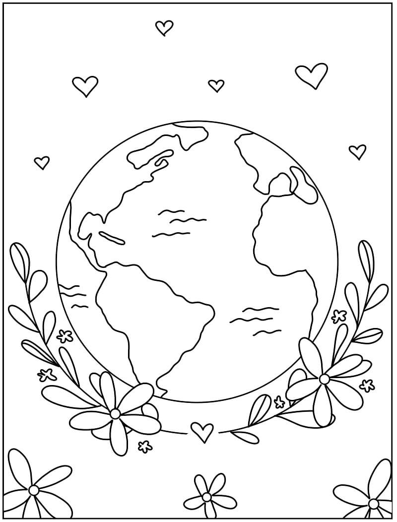 199+ Earth Coloring Pages: Explore Nature's Beauty 56