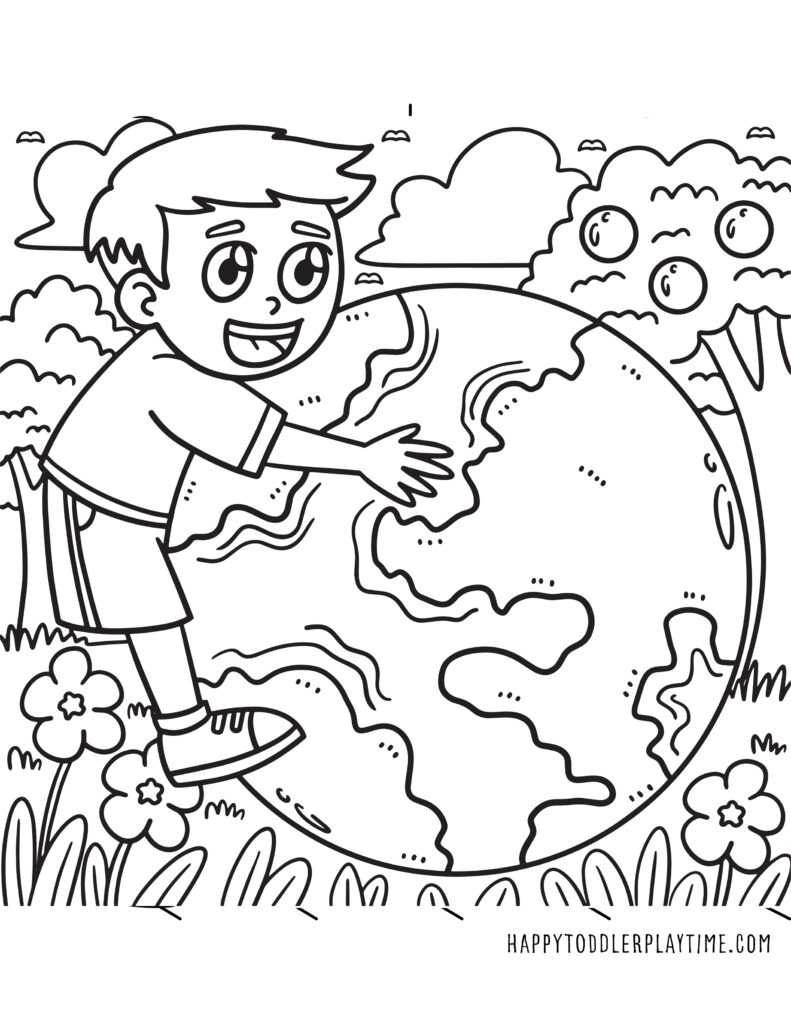 199+ Earth Coloring Pages: Explore Nature's Beauty 64