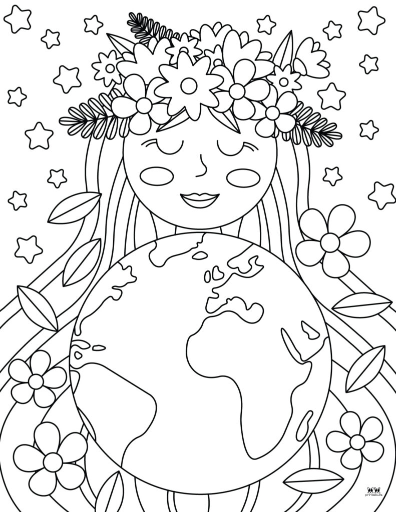 199+ Earth Coloring Pages: Explore Nature's Beauty 65