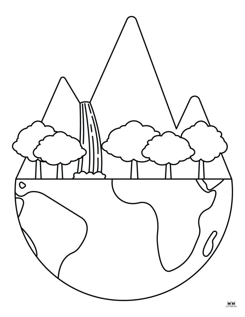 199+ Earth Coloring Pages: Explore Nature's Beauty 68