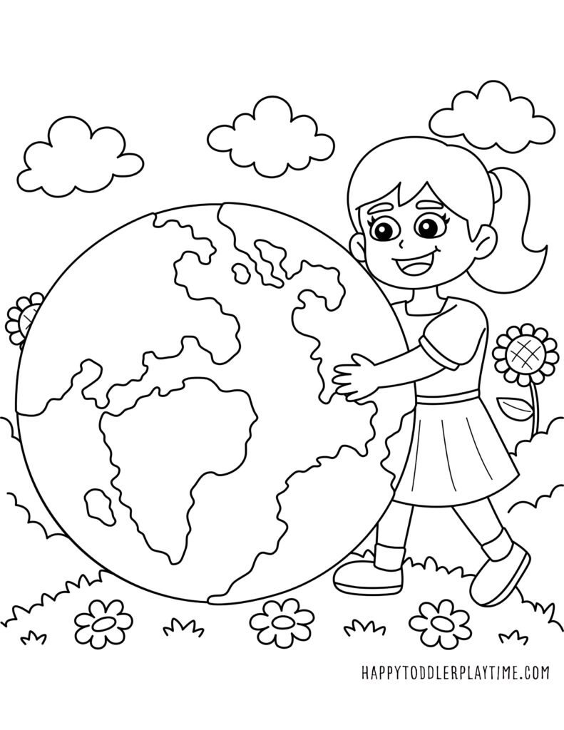 199+ Earth Coloring Pages: Explore Nature's Beauty 69