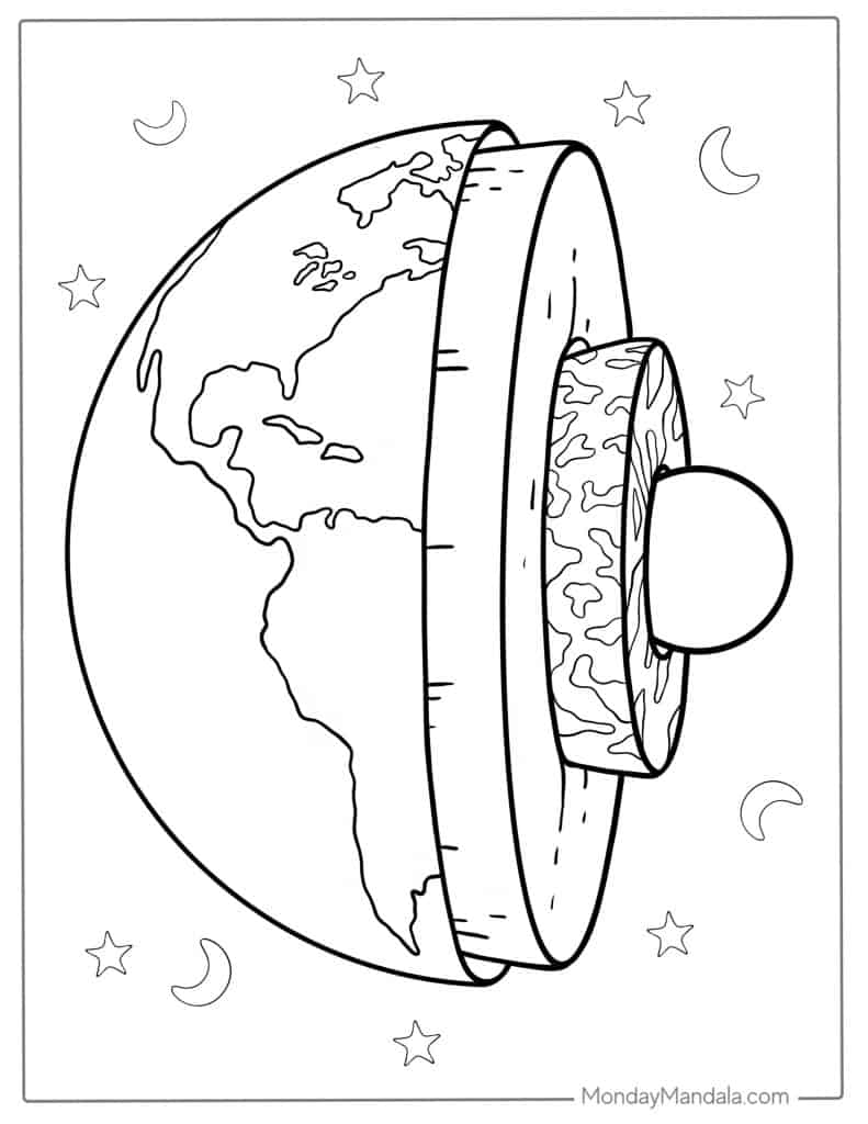 199+ Earth Coloring Pages: Explore Nature's Beauty 76