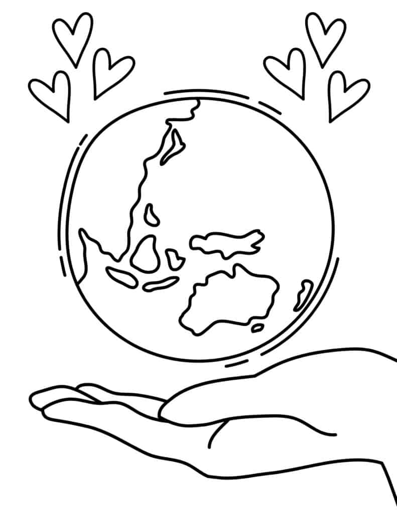 199+ Earth Coloring Pages: Explore Nature's Beauty 77