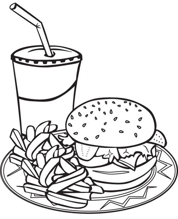 199+ Food Coloring Pages for Adult 133