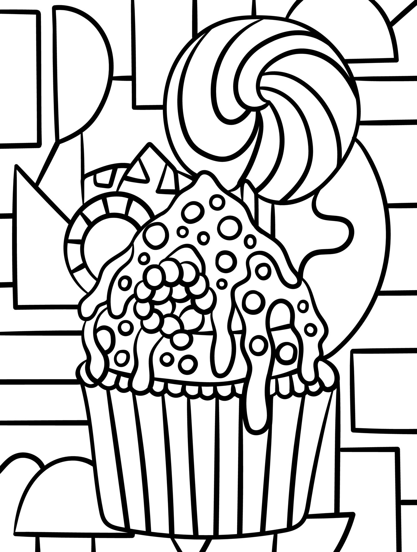 199+ Food Coloring Pages for Adult 14