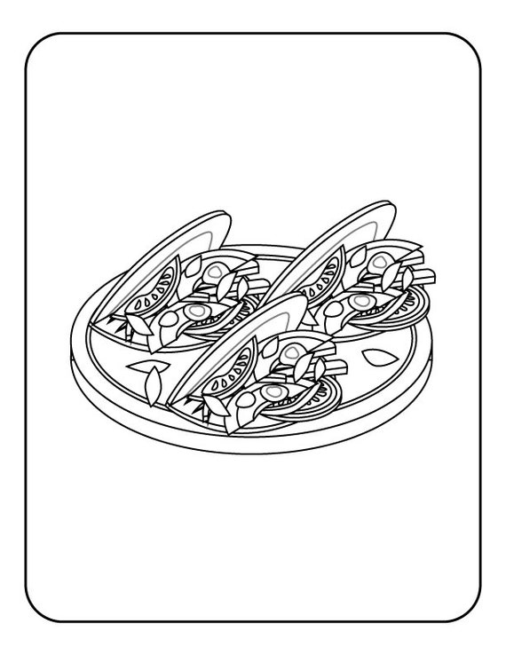 199+ Food Coloring Pages for Adult 141