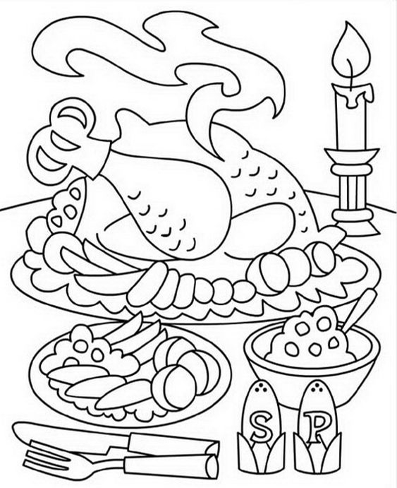 199+ Food Coloring Pages for Adult 146