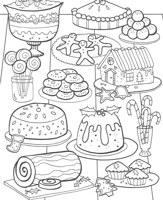 199+ Food Coloring Pages for Adult 147