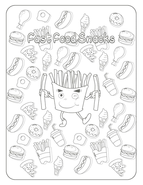 199+ Food Coloring Pages for Adult 151