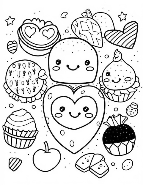 199+ Food Coloring Pages for Adult 152