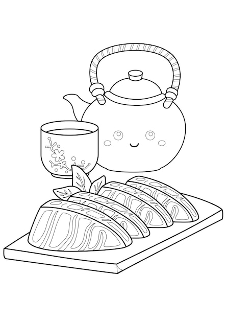 199+ Food Coloring Pages for Adult 157