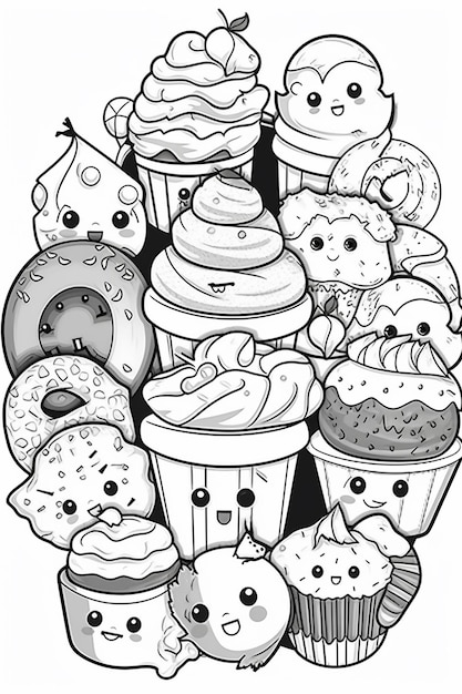 199+ Food Coloring Pages for Adult 164