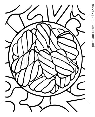 199+ Food Coloring Pages for Adult 170