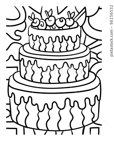 199+ Food Coloring Pages for Adult 173