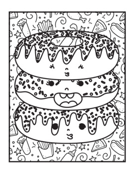 199+ Food Coloring Pages for Adult 180