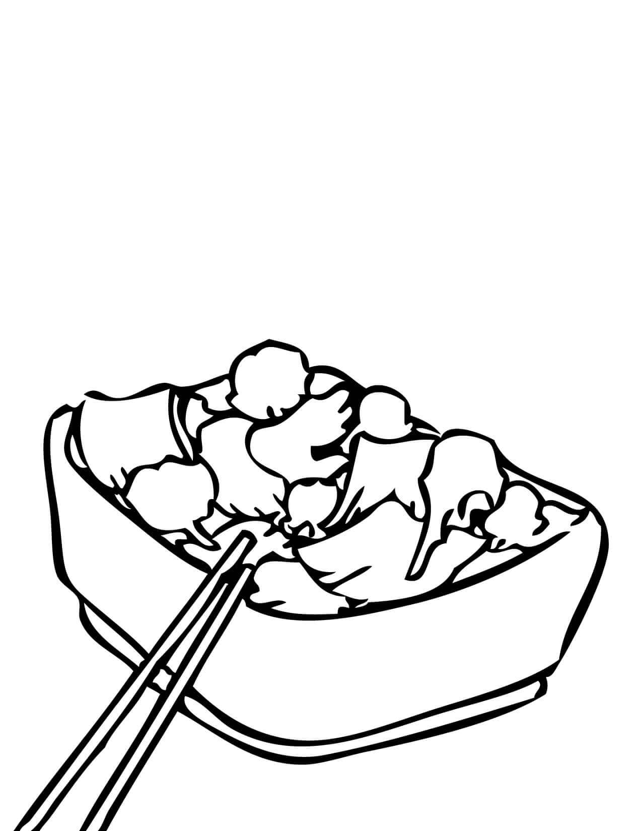 199+ Food Coloring Pages for Adult 19