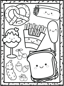 199+ Food Coloring Pages for Adult 193