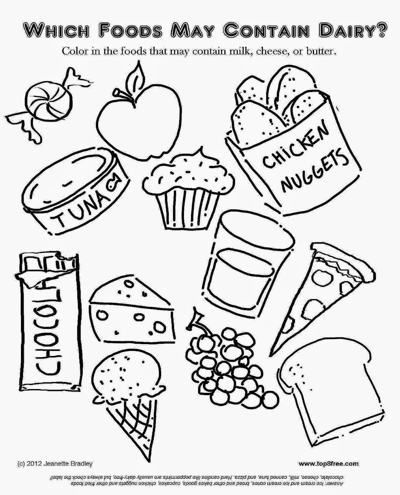 199+ Food Coloring Pages for Adult 21