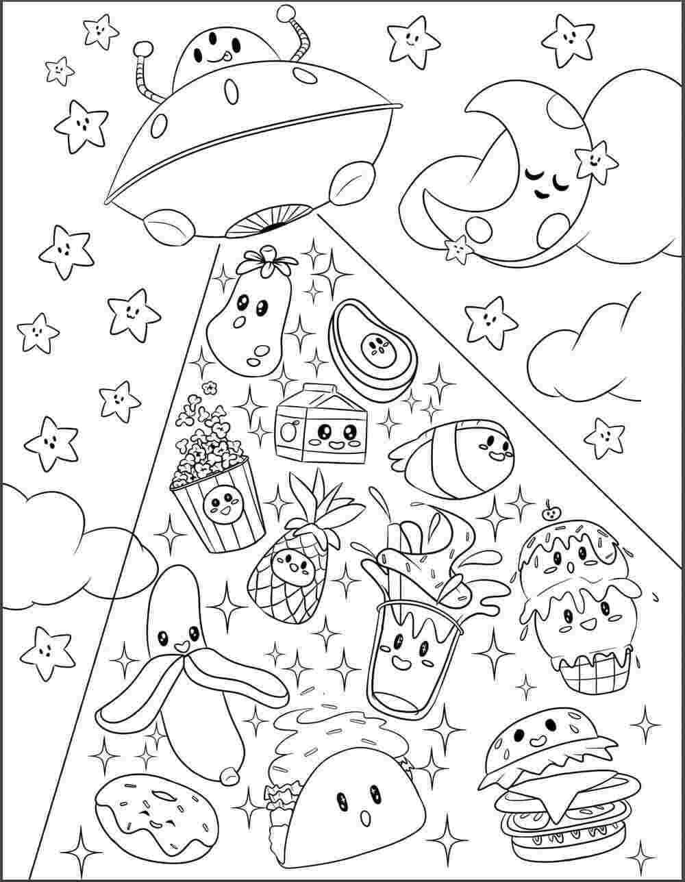 199+ Food Coloring Pages for Adult 25