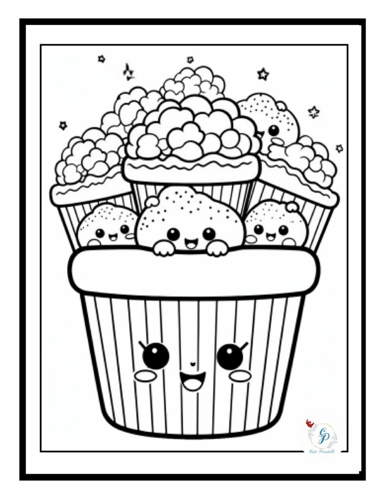 199+ Food Coloring Pages for Adult 33