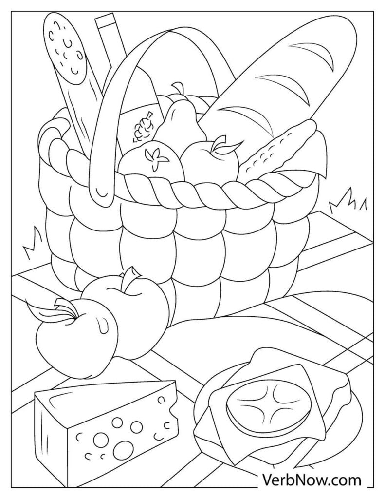 199+ Food Coloring Pages for Adult 34