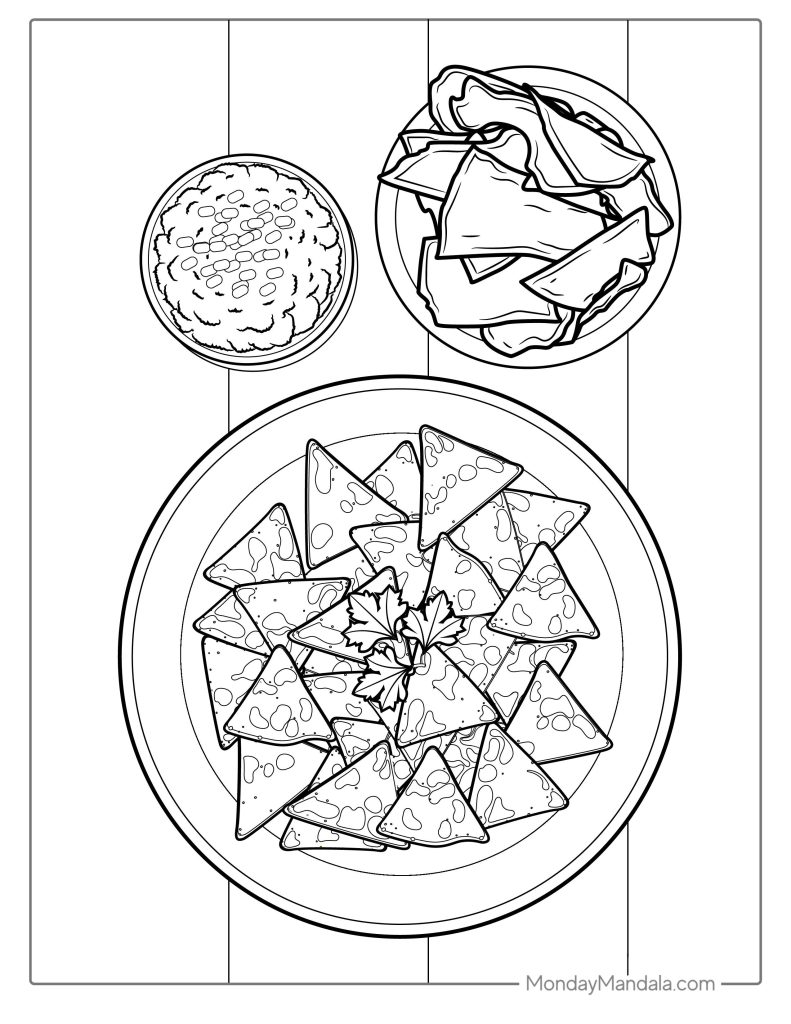 199+ Food Coloring Pages for Adult 43