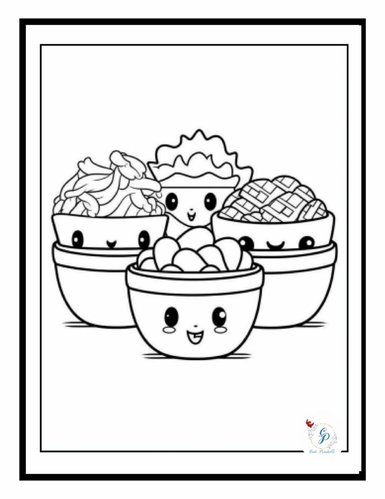 199+ Food Coloring Pages for Adult 45