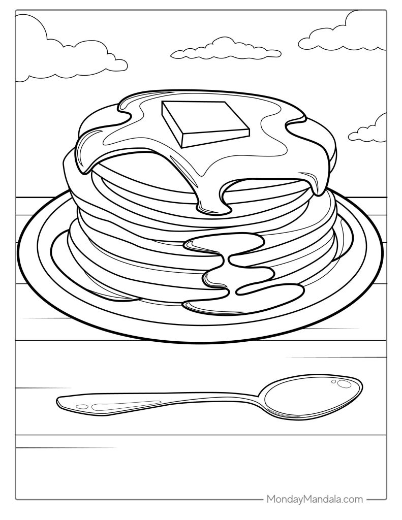 199+ Food Coloring Pages for Adult 46