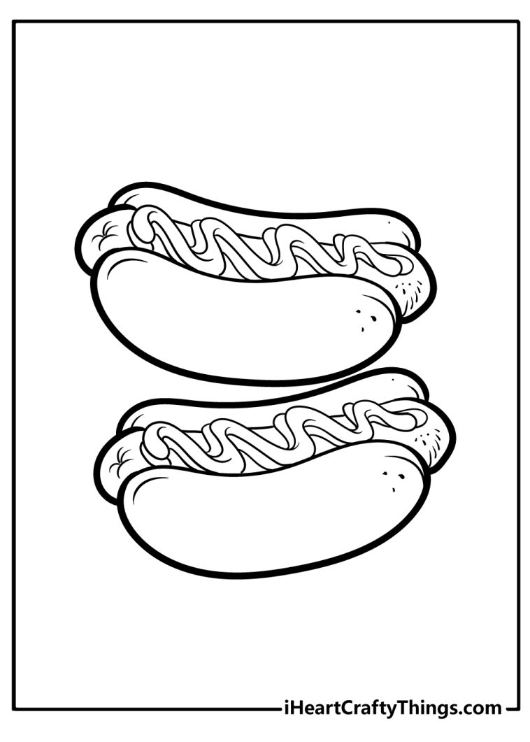 199+ Food Coloring Pages for Adult 54