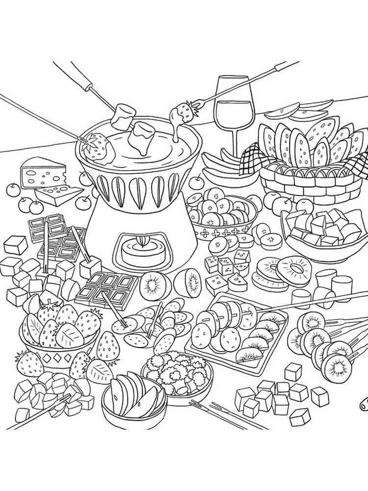 199+ Food Coloring Pages for Adult 59