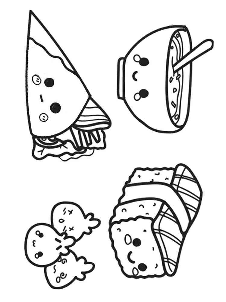 199+ Food Coloring Pages for Adult 62