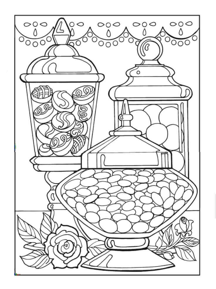 199+ Food Coloring Pages for Adult 66