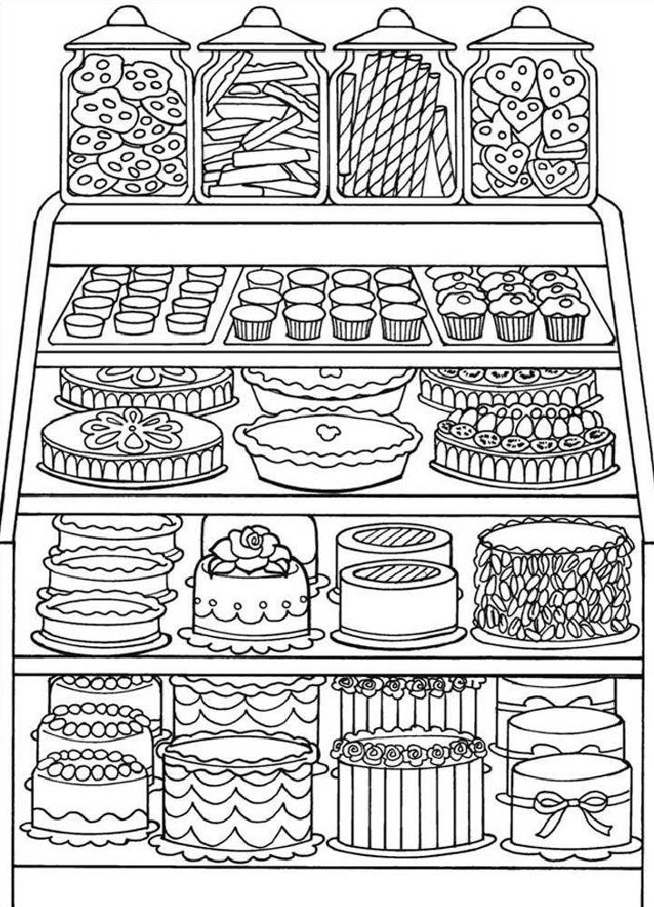 199+ Food Coloring Pages for Adult 73