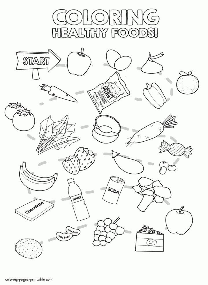 199+ Food Coloring Pages for Adult 74