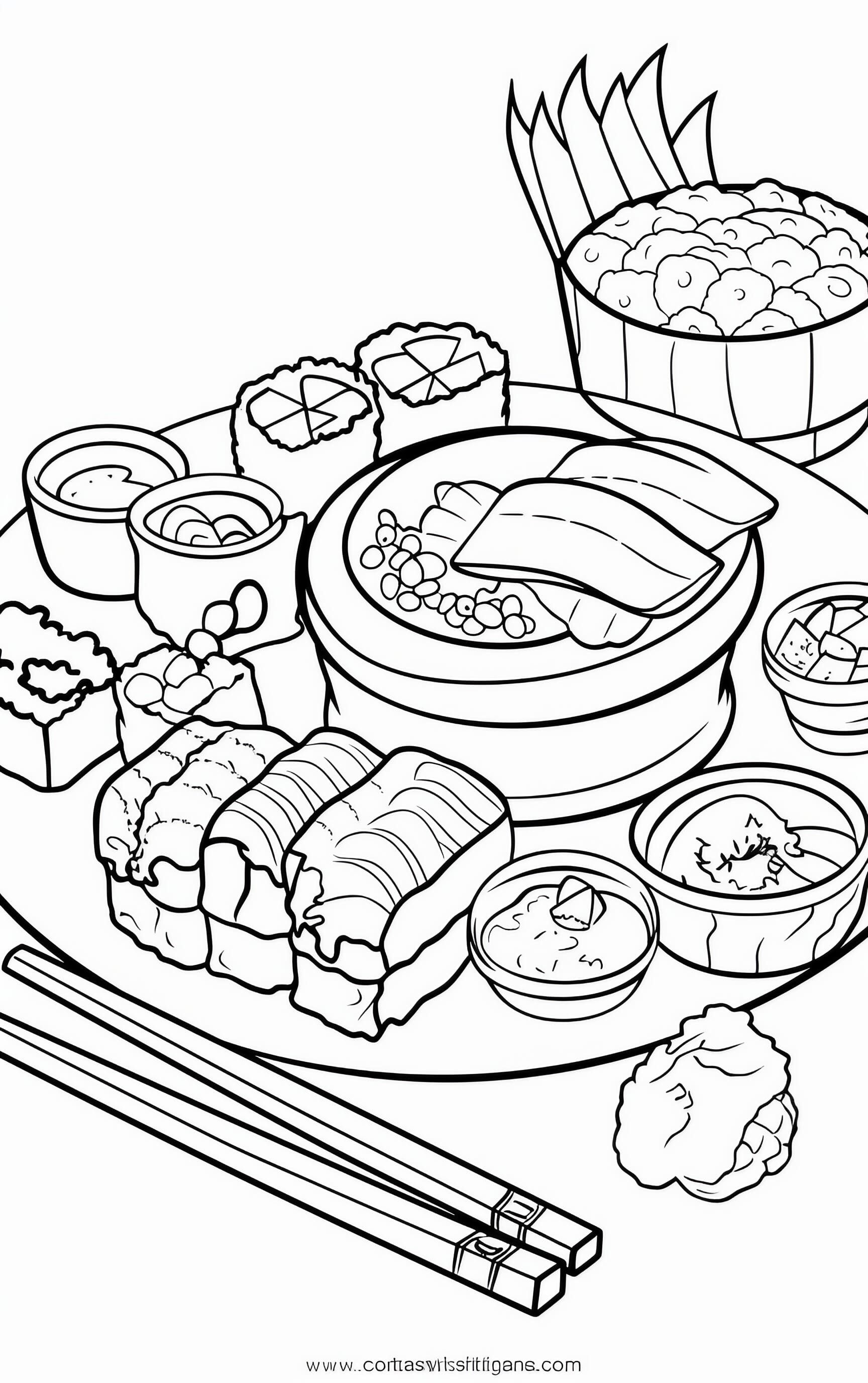 199+ Food Coloring Pages for Adult 8