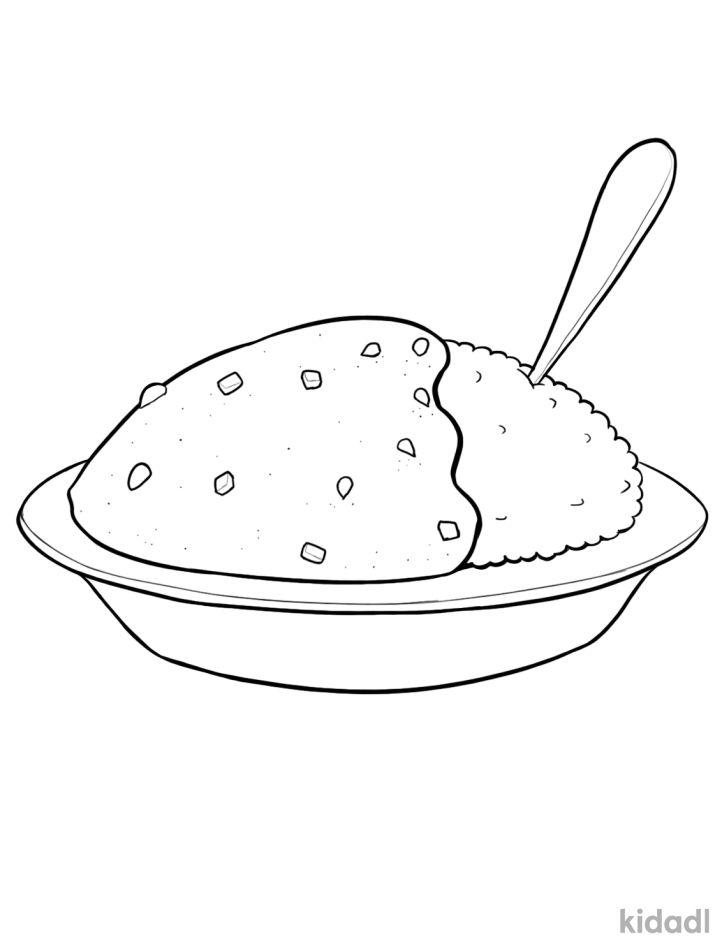 199+ Food Coloring Pages for Adult 81