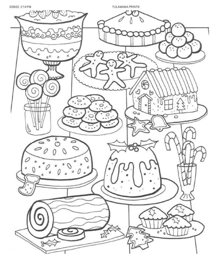 199+ Food Coloring Pages for Adult 86