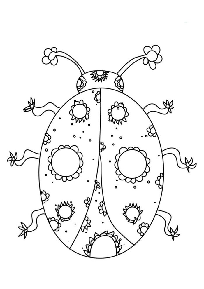 200+ Ladybug Coloring Page Ideas: Cute and Colorful Creations 107