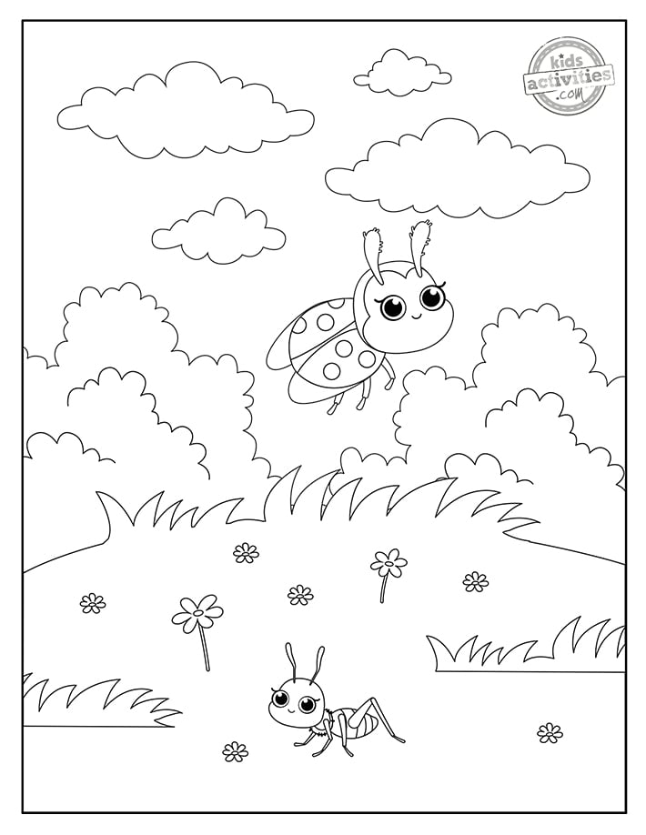 200+ Ladybug Coloring Page Ideas: Cute and Colorful Creations 110