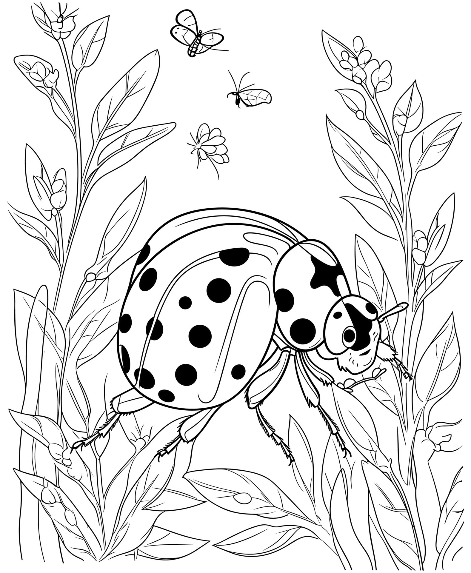 200+ Ladybug Coloring Page Ideas: Cute and Colorful Creations 18