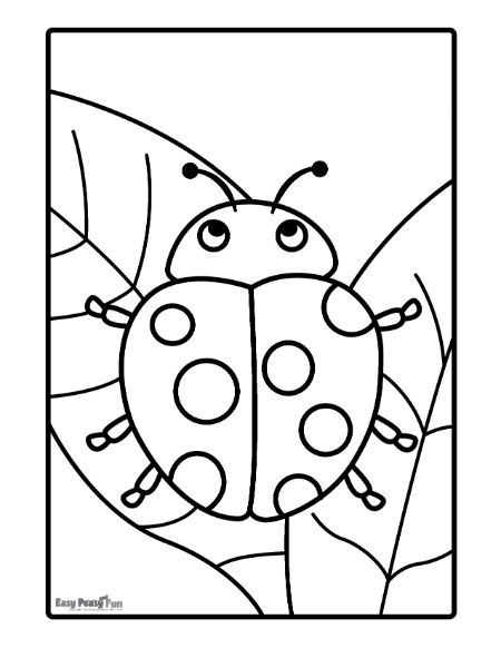 200+ Ladybug Coloring Page Ideas: Cute and Colorful Creations 189