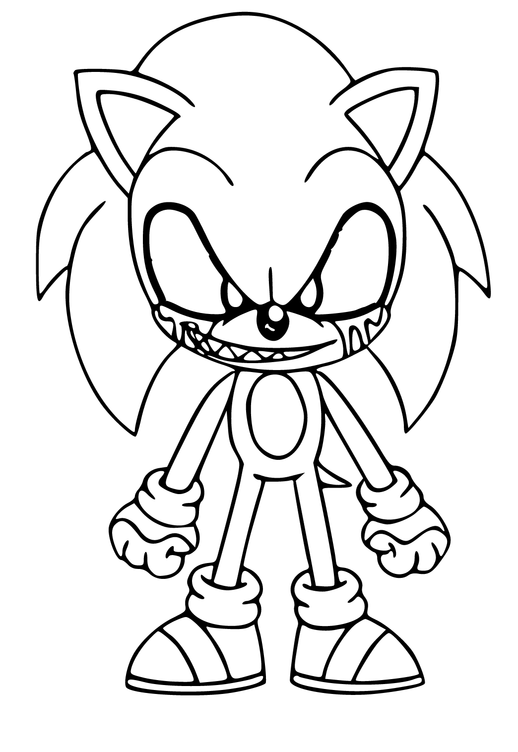 Sonic the Hedgehog Coloring Pages: 155 Exciting Designs for Speedy Fun 124