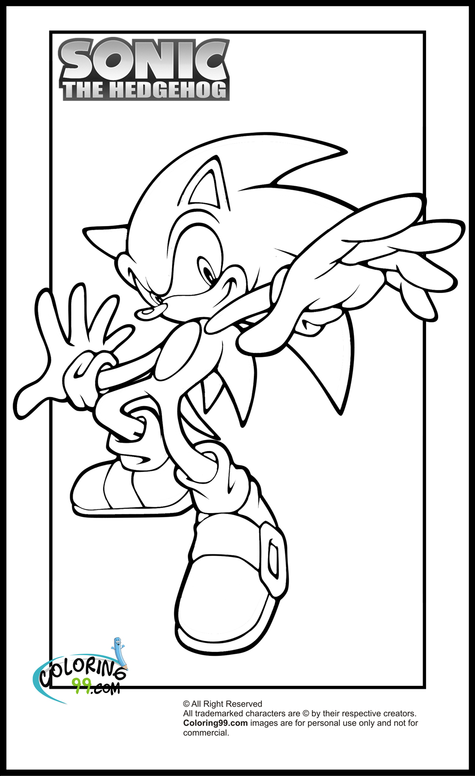 Sonic the Hedgehog Coloring Pages: 155 Exciting Designs for Speedy Fun 125