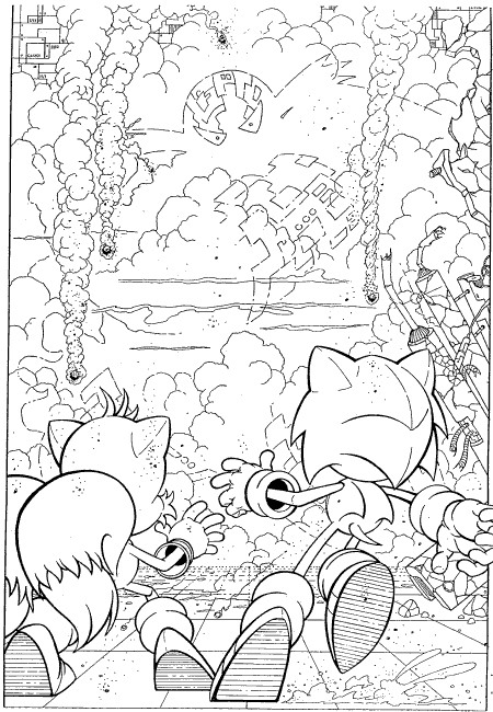 Sonic the Hedgehog Coloring Pages: 155 Exciting Designs for Speedy Fun 126